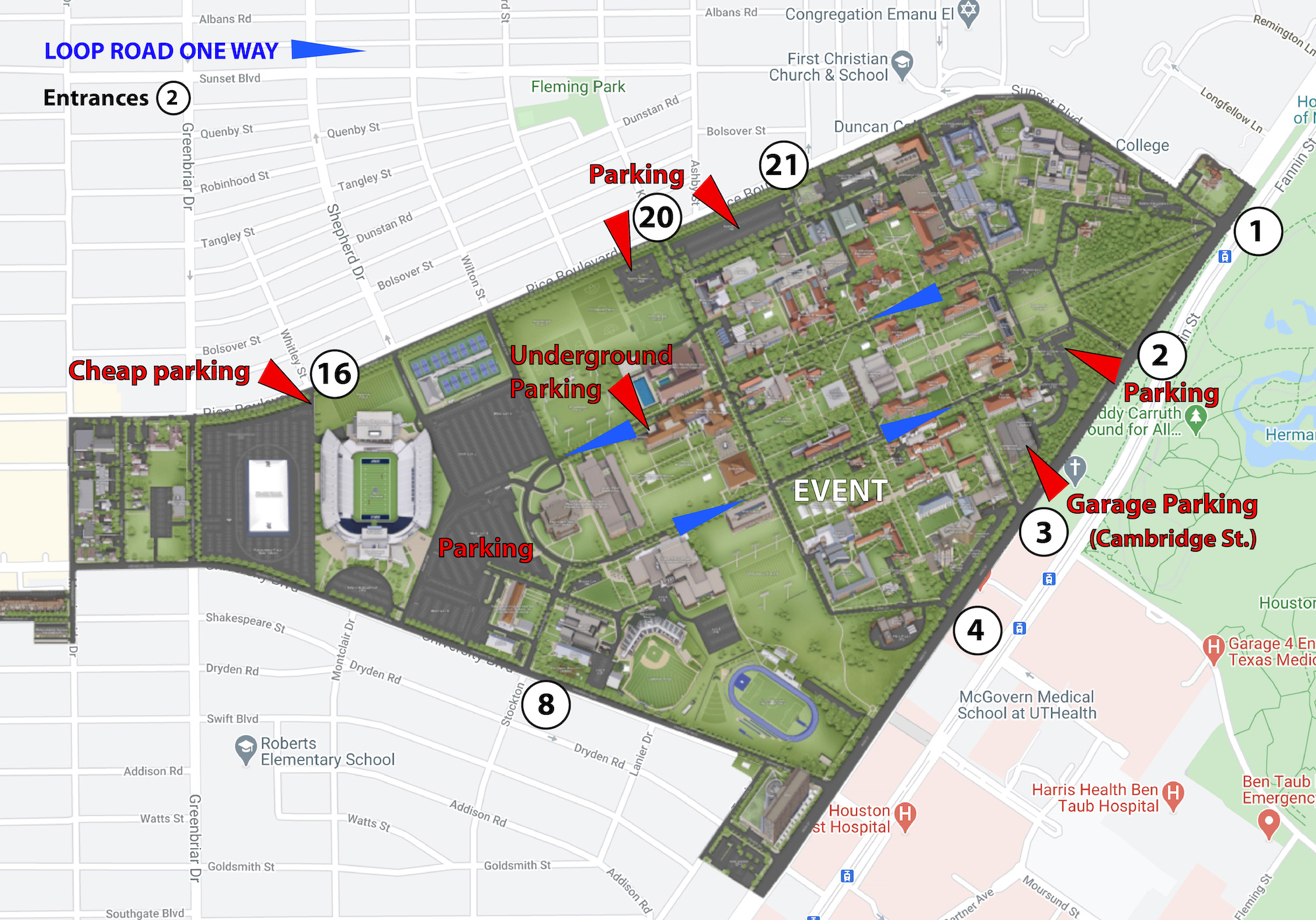 Reach For The Stars STEM Festival campus map
