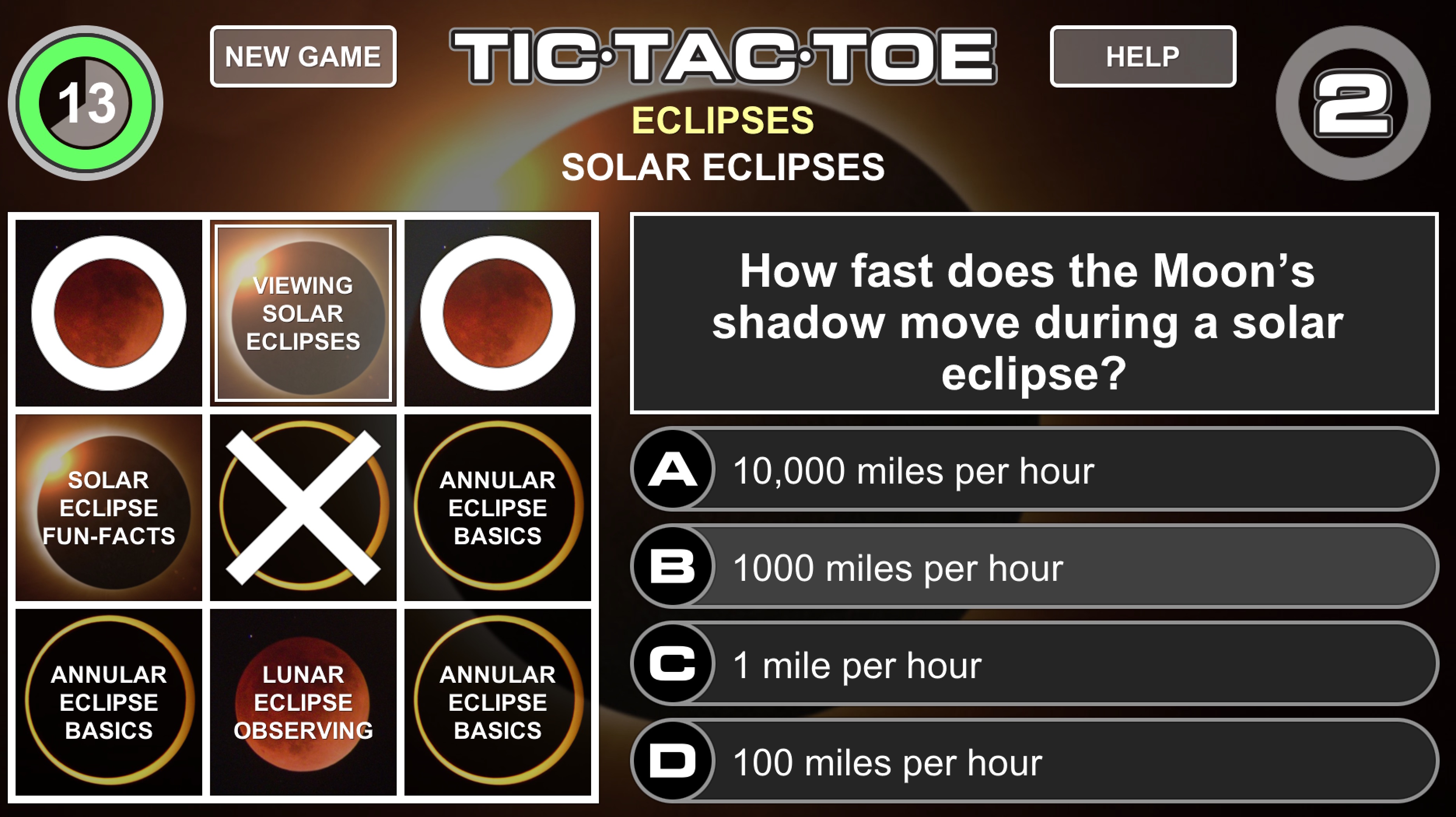 Tic·Tac·Toe game screenshot