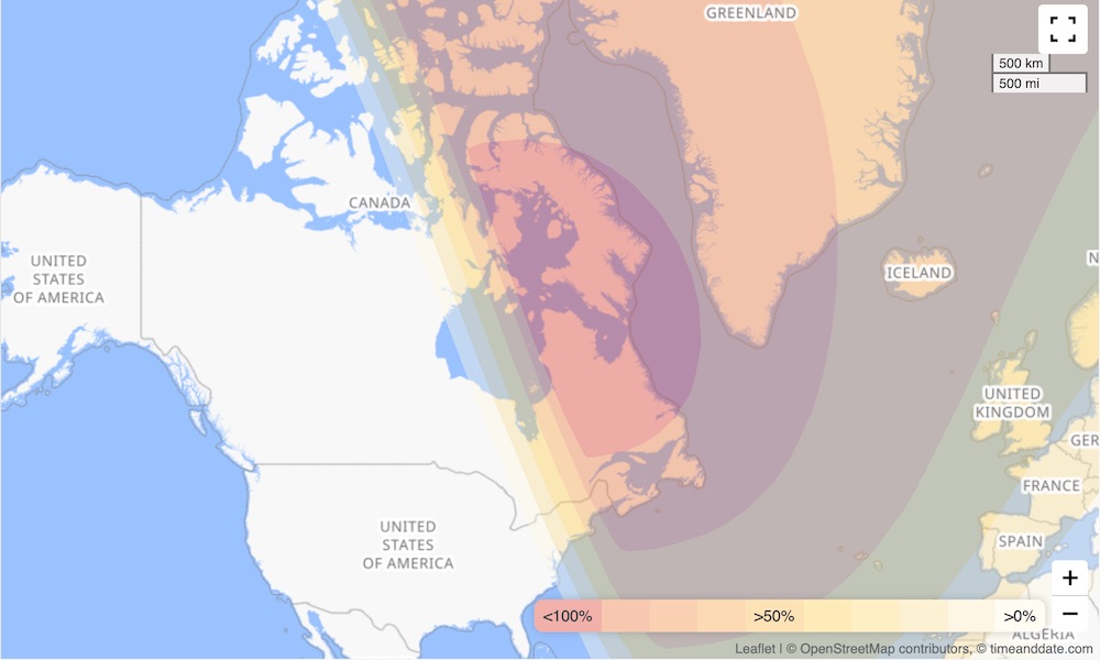 March 29, 2025 Partial lunar eclipse