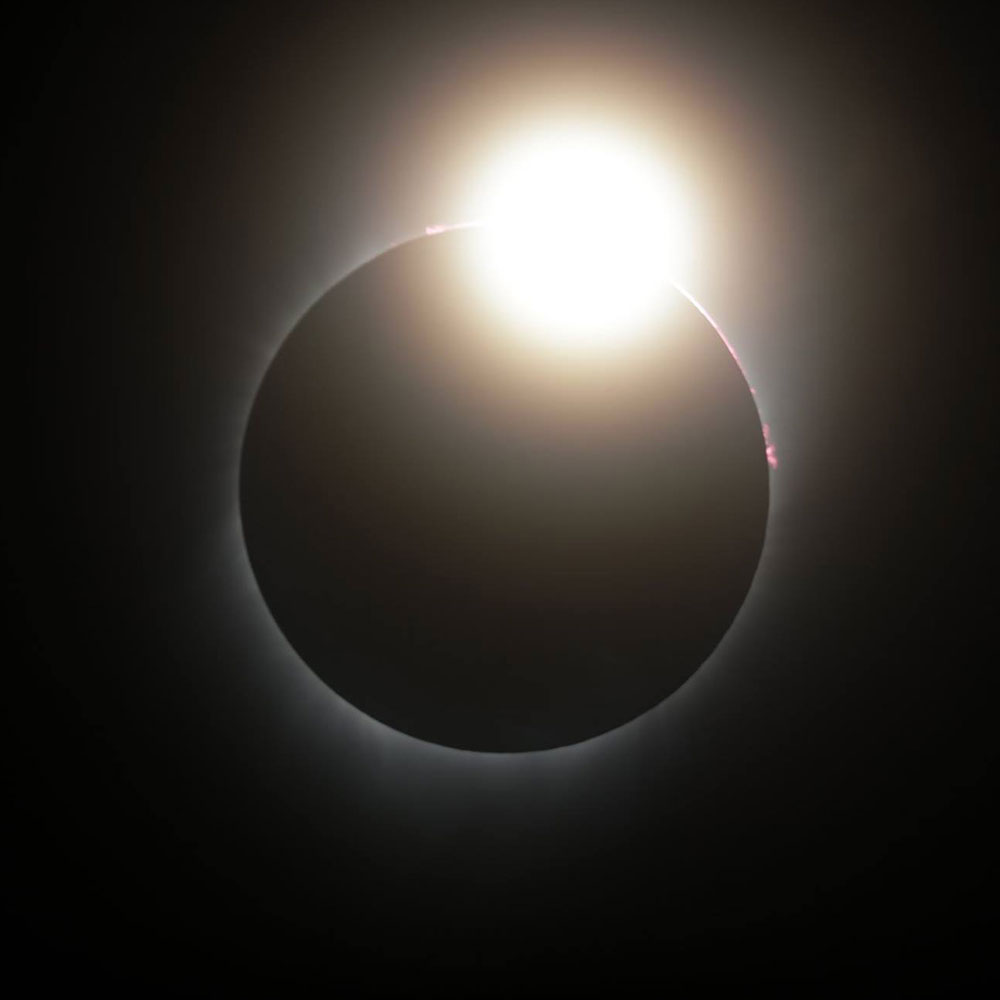 eclipse image by Adam Barnes of HMNS